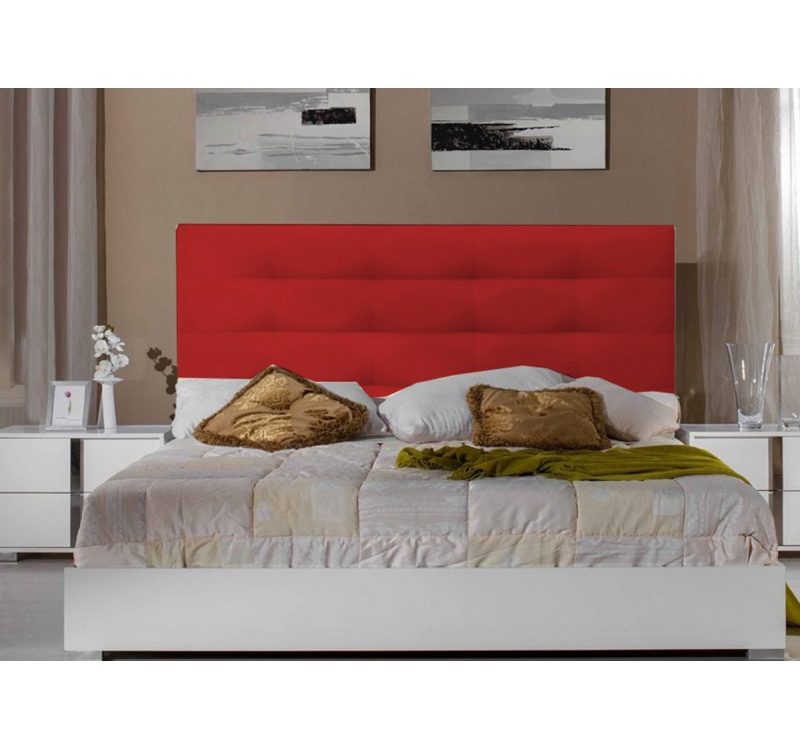 ¿Cuánto Debe Sobresalir el Cabecero de la Cama? La Guía Definitiva para No Perderte en el Mundo de los Cabeceros cabecero-cama-montana-rojo