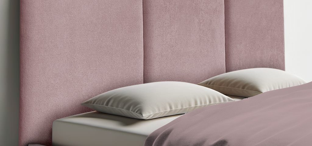 ¿Cómo tiene que quedar un cabecero de cama? cabecero-cama-zurich-rosa